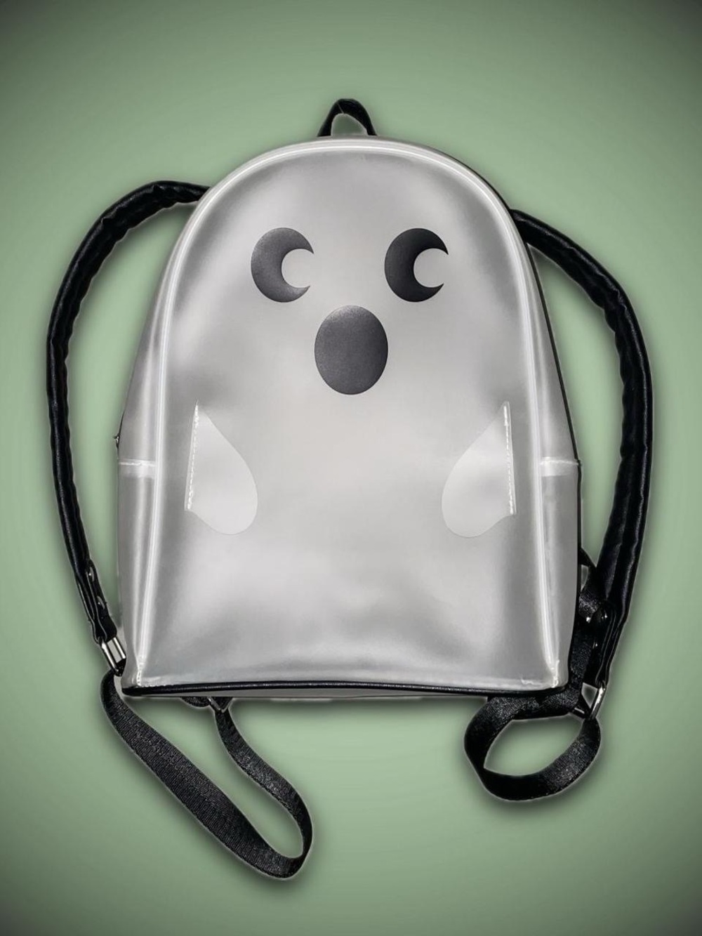 Clear Ghost Backpack with Black Accents